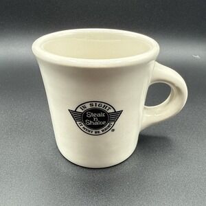 Vintage Homer Laughlin Steak n Shake Diner Restaurant Coffee Cup Mug